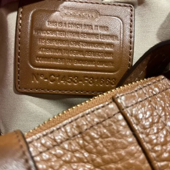 Coach Hadley Luxe Grain Leather Zip Satchel - Picture 4 of 7